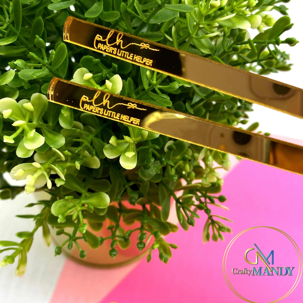 Personalized acrylic cake topper stick 7”