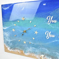 Beach Art  Reloj de Pared