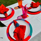 Charger Plate Cover and Coaster Set (6 places)