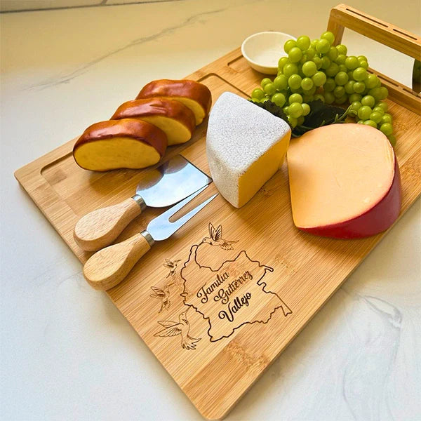Tabla de Quesos con Cuchillos